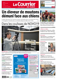 cover Le Courrier de l'Ouest Deux-Sèvres n°20250828