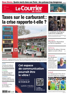 cover Le Courrier de l'Ouest Deux-Sèvres n°20260402