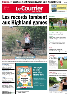 cover Le Courrier de l'Ouest Deux-Sèvres n°20260614