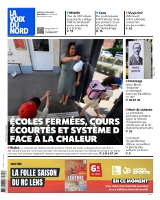 cover La Voix du Nord Boulogne sur mer - Montreuil n°20260623