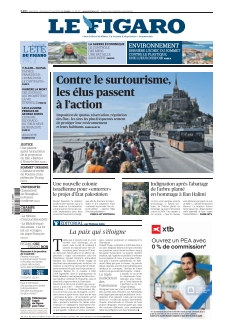 Cover of Le Figaro from 15 August 2025
