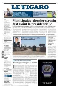 cover Le Figaro n°20260314