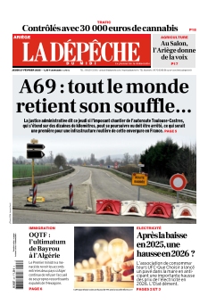cover La Dépêche du Midi Ariège n°20250227