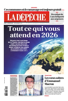 cover La Dépêche du Midi Ariège n°20260101