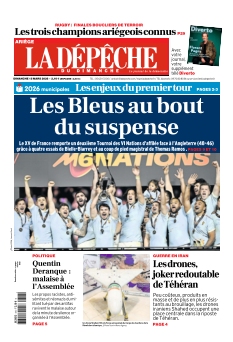 cover La Dépêche du Midi Ariège n°20260315