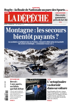 cover La Dépêche du Midi Aude n°20250201