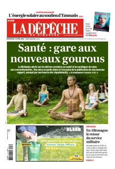 cover La Dépêche du Midi Aude n°20250413