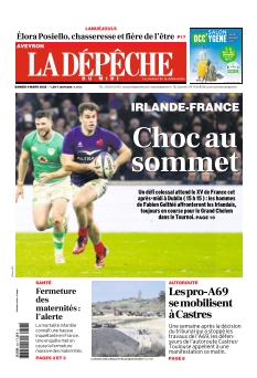 cover La Dépêche du Midi Aveyron n°20250308