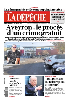cover La Dépêche du Midi Aveyron n°20260407