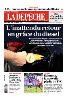 cover La Dépêche du Midi Hautes - Pyrénées n°20250412
