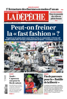 cover La Dépêche du Midi Hautes - Pyrénées n°20250610