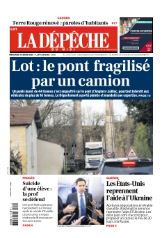 cover La Dépêche du Midi Lot n°20250312