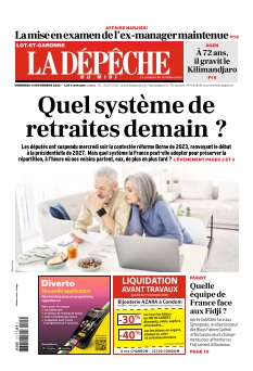 cover La Dépêche du Midi Lot-et-Garonne n°20251114