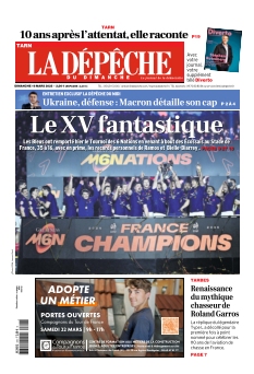 cover La Dépêche du Midi Tarn Albi n°20250316