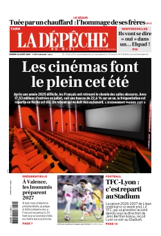 cover La Dépêche du Midi Tarn Albi n°20260822