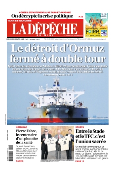 cover La Dépêche du Midi Tarn-et-Garonne n°20260415