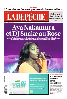 Couverture de La Dépêche du Midi Edition Toulouse du 