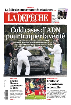 cover La Dépêche du Midi Edition Toulouse n°20260118