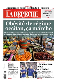 cover La Dépêche du Midi Edition Toulouse n°20260207
