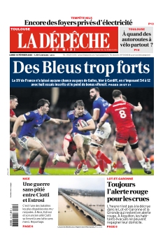 cover La Dépêche du Midi Edition Toulouse n°20260216