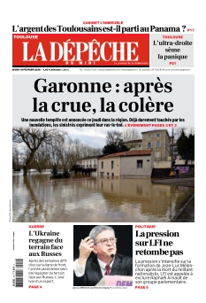 cover La Dépêche du Midi Edition Toulouse n°20260219