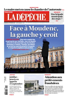 cover La Dépêche du Midi Edition Toulouse n°20260220