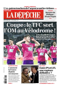 cover La Dépêche du Midi Edition Toulouse n°20260305