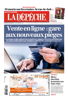 cover La Dépêche du Midi Edition Toulouse n°20260329