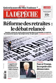 cover La Dépêche du Midi Edition Toulouse n°20260330