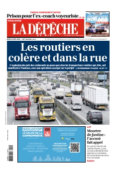 cover La Dépêche du Midi Edition Toulouse n°20260402