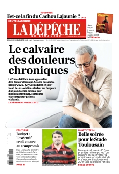 cover La Dépêche du Midi Ouest n°20251102