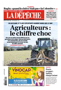 cover La Dépêche du Midi Ouest n°20260430