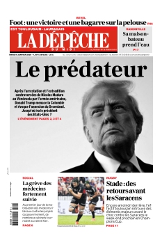 cover La Dépêche du Midi Sud-Est n°20260106