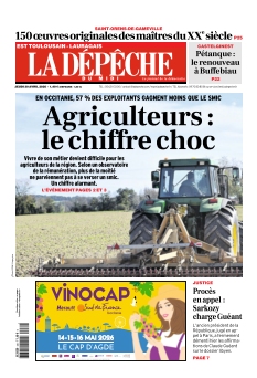 cover La Dépêche du Midi Sud-Est n°20260430