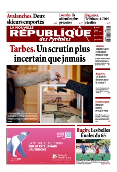 cover La Nouvelle République des Pyrénées n°20260316