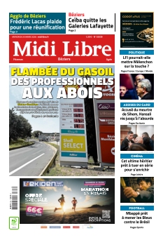 cover Midi Libre Béziers n°20260325