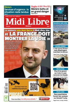 cover Midi Libre Béziers n°20260418