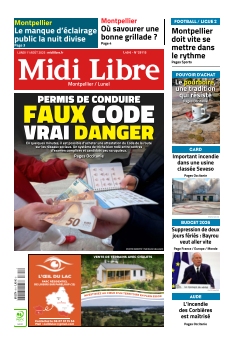 cover Midi Libre Lunel n°20250811