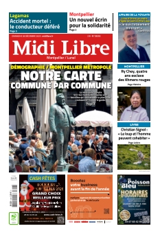 cover Midi Libre Lunel n°20251228