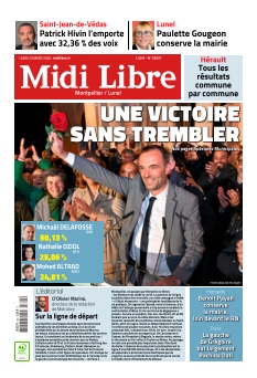 cover Midi Libre Lunel n°20260323