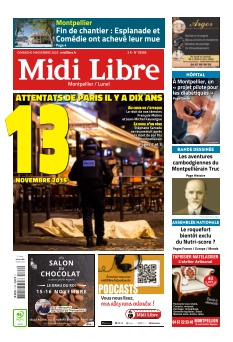 cover Midi Libre Montpellier n°20251109