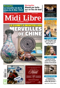 Couverture de Midi Libre Montpellier du 