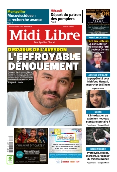 cover Midi Libre Montpellier n°20260326