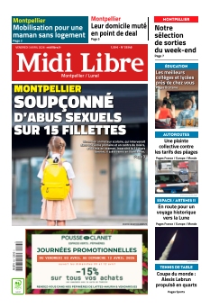cover Midi Libre Montpellier n°20260403