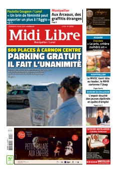 cover Midi Libre Montpellier n°20260405