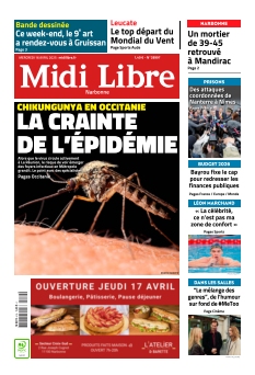 cover Midi Libre Narbonne n°20250416