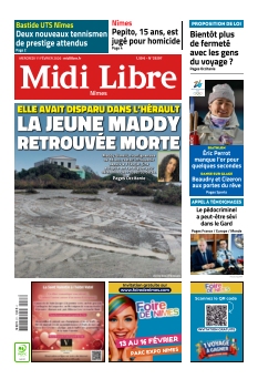 cover Midi Libre Nîmes n°20260211