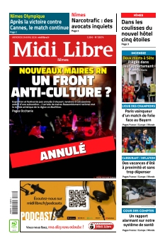 cover Midi Libre Nîmes n°20260429