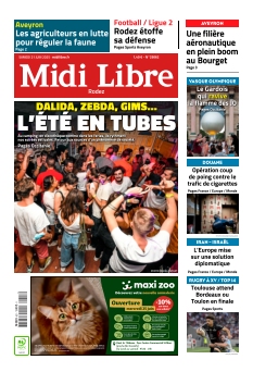 cover Midi Libre Rodez n°20250621