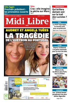 cover Midi Libre Sète n°20260327